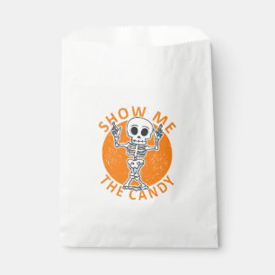 Sachets En Papier Halloween Me Montrez-Moi Le Squelette Candy