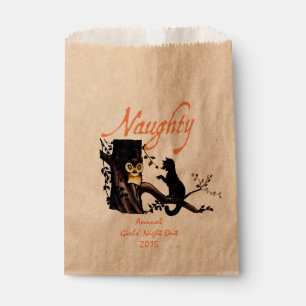 Sachets En Papier Halloween Naughty ou Nice Cadeau Favoriser sac
