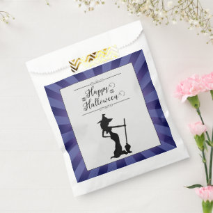 Sachets En Papier Halloween sorcière violette Starburst