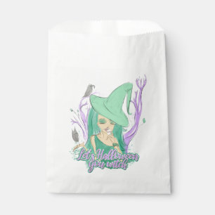 Sachets En Papier Halloween vous sorcière Favor Sac