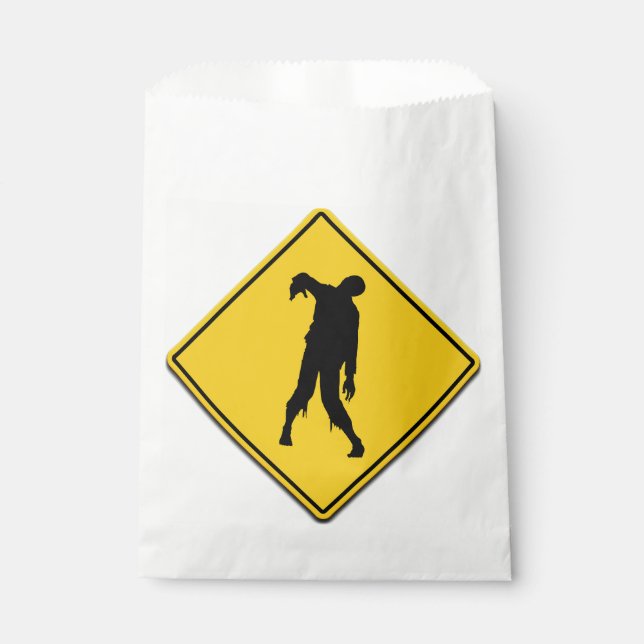 Sachets En Papier Halloween Zombie (Devant)