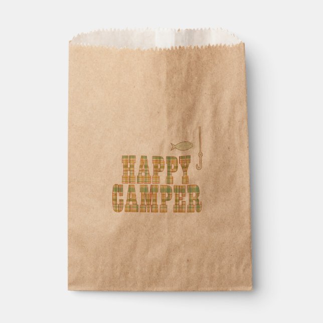 Sachets En Papier Happy Camper (Devant)