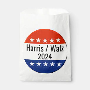 Sachets En Papier Harris Walz Élection 2024