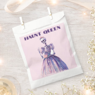Sachets En Papier Haunt Queen Halloween squelette Éffrayant Favori