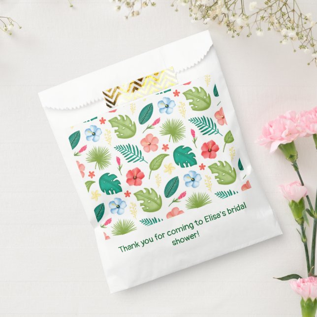Sachets En Papier Hawaïen Tropical (Scellé)