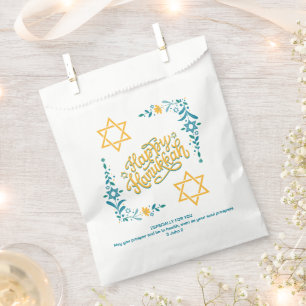 Sachets En Papier HEUREUX HANOUKKA Chanukah