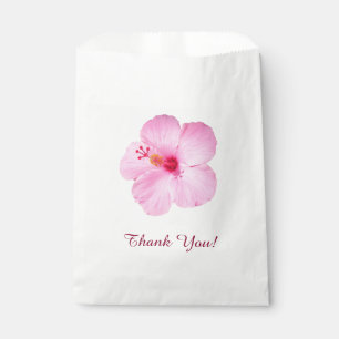Sachets En Papier Hibiscus rose Fleur tropicale