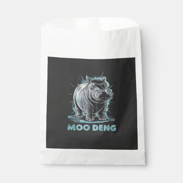 Sachets En Papier Hippo Radiant Moo Deng (Devant)