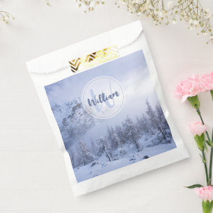 Sachets En Papier Hiver merveilleux brouillard épinette forêt neige