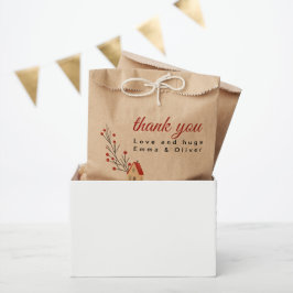 Sachets En Papier Holiday Berry Branch Christmas