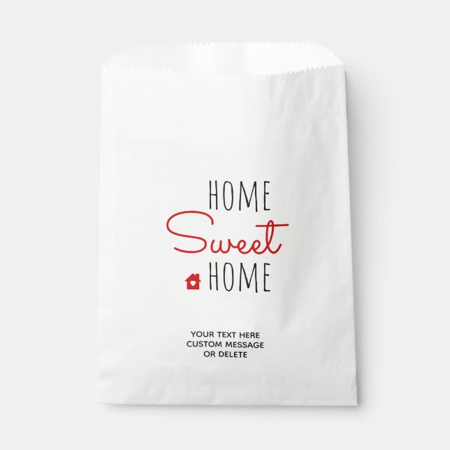 Sachets En Papier Home Sweet Home Immobilier Open House Fermeture (Devant)