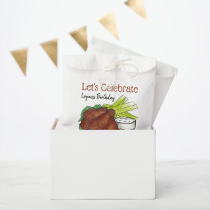 Sachets En Papier Hot Chicken Wings Fêtons la fête d'anniversaire