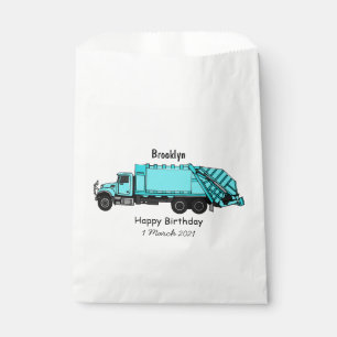 Sachets En Papier Illustration de camion à ordures