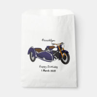 Illustration de moto pourpre Sidecar