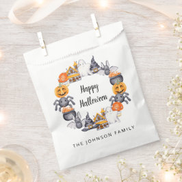 Sachets En Papier Illustration d'Halloween personnalisée