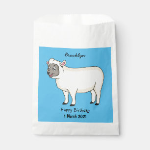 Sachets En Papier Illustration d'un mouton joyeux