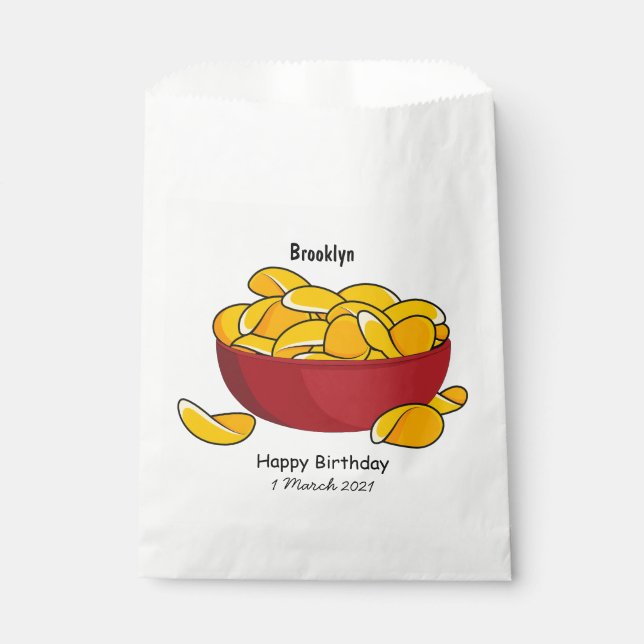 Sachets En Papier Illustration d'une puce de pomme de terre (Devant)