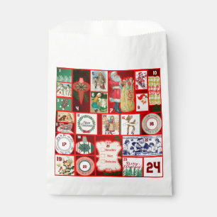 Sachets En Papier Illustrations de Noël Vintage Holiday Fun