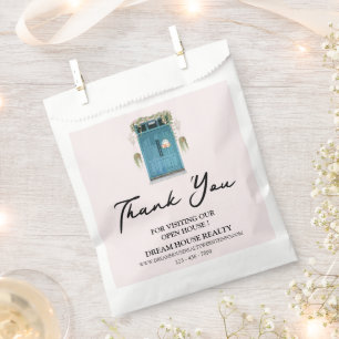 Sachets En Papier Immobilier Realtor Open House Goodie