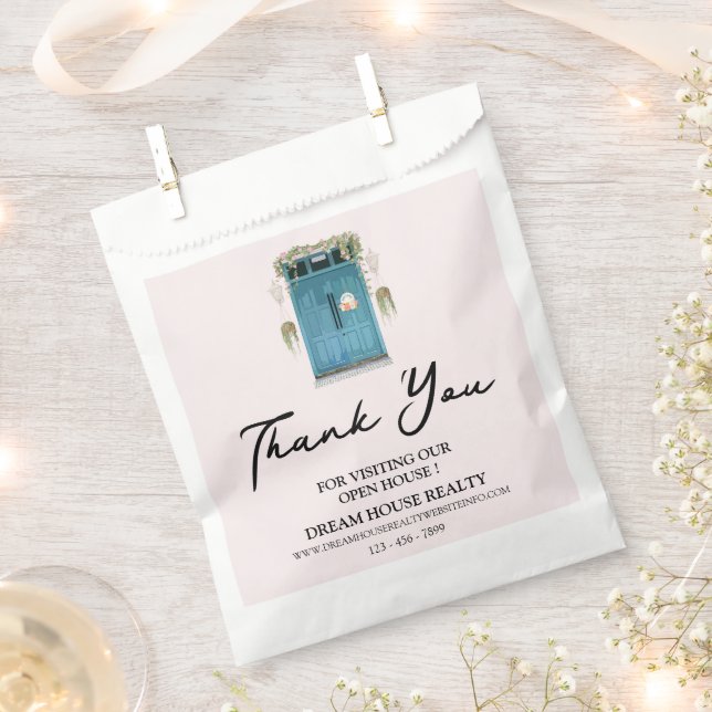 Sachets En Papier Immobilier Realtor Open House Goodie (Coupé)