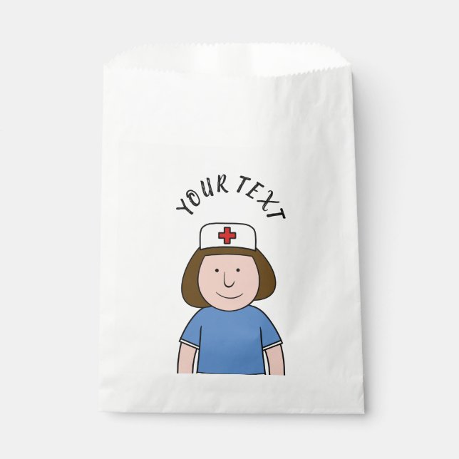 Sachets En Papier Infirmière (Devant)