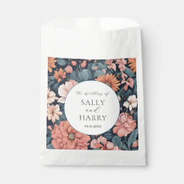 Sachets En Papier Intemporel : impression Vintage du Mariage Rose fo