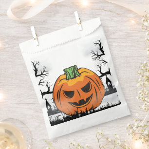 Sachets En Papier Invitation éditable Halloween, Fête d'Halloween