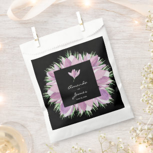 Sachets En Papier Invitations de la partie Engagement pour l'aquarel