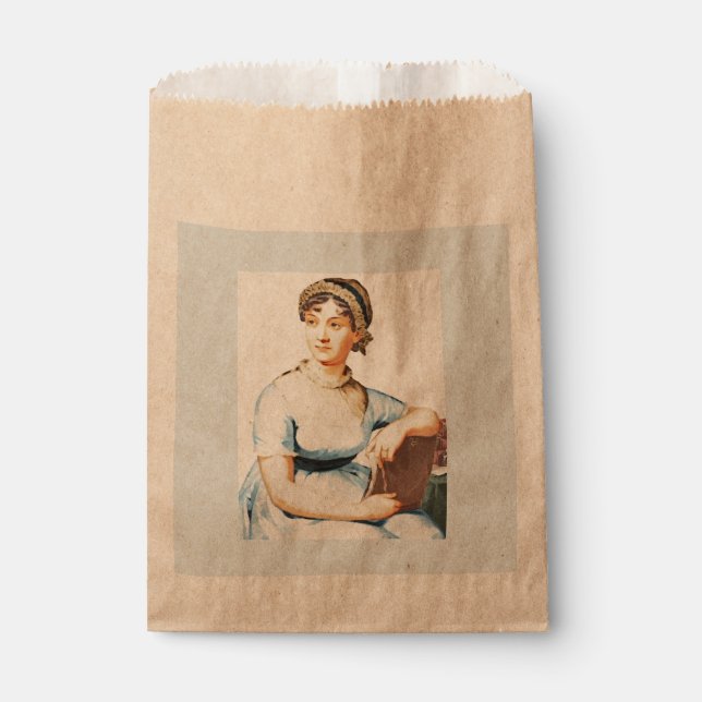 Sachets En Papier Jane Austen Thème Tea Party (Devant)