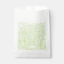 Jardin de fleurs vert