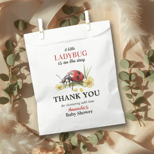 Sachets En Papier Jardin d'été Daisy Little Ladybug Baby Shower