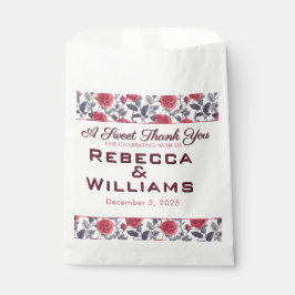 Sachets En Papier Jardin Rose Classé Mariage à thème