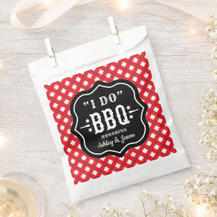Sachets En Papier Je Fais Du BBQ Rouge Vichy Mariage