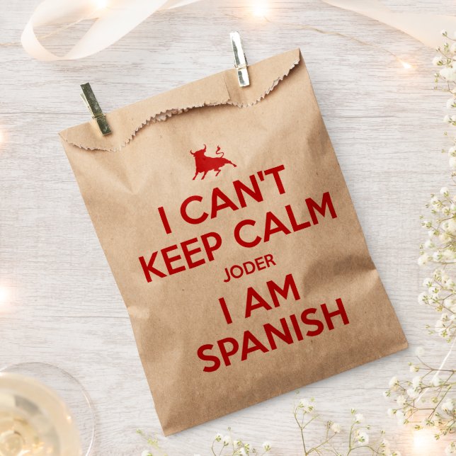 Sachets En Papier Je ne peux pas garder le calme (Coupé)