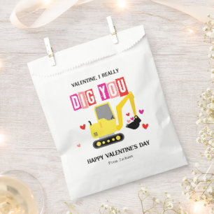 Sachets En Papier Je t'ai vraiment creusé la classe Saint-Valentin