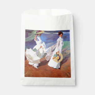 Sachets En Papier Joaquin Sorolla Femmes Promenade Plage