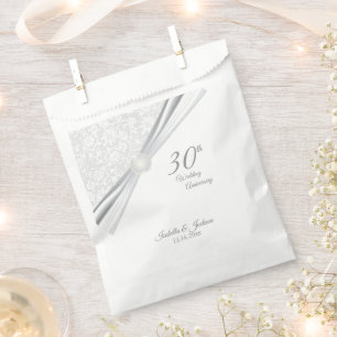Sachets En Papier Joli 30ème anniversaire Mariage Design