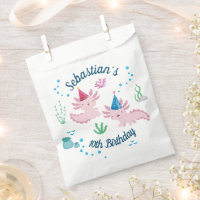 Joli anniversaire Axolotl Party Favoriser sac