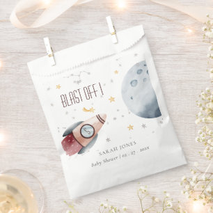 Sachets En Papier Joli espace extra-atmosphérique Planète étoile Bab