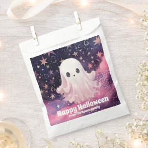 Sachets En Papier Joli Halloween Ghost Rose et Blue Sky Stars