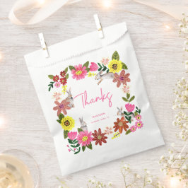 Sachets En Papier Jolie Lapin Lapin Fille Baby shower Invitation