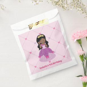 Sachets En Papier Jolie soirée d'anniversaire afro-américaine prince