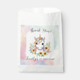 Sachets En Papier Jote Unicorn Tournesol Anniversaire