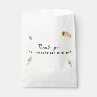 Sachets En Papier Jour de l'abeille premier anniversaire