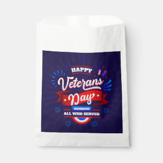 Sachets En Papier Jour des anciens combattants