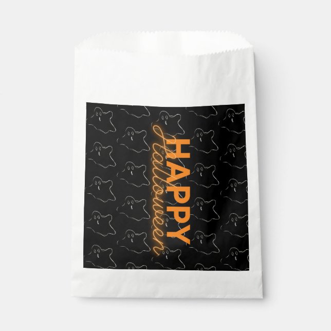 Sachets En Papier Joyeux Halloween (Devant)