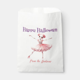 Sachets En Papier Joyeux Halloween FUN SKELETON BALLERINA