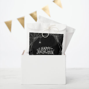Sachets En Papier Joyeux Halloween Toile d'Araignée Personnalisé