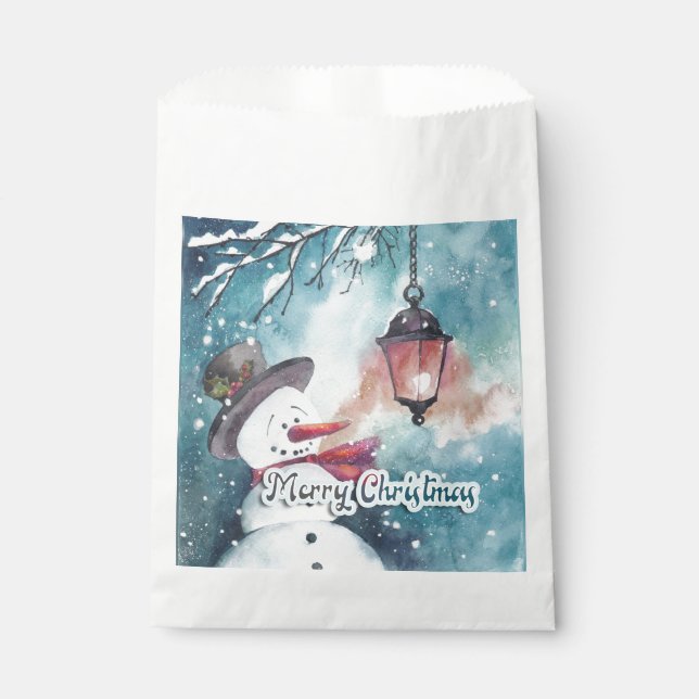 Sachets En Papier Joyeux Noël (Devant)
