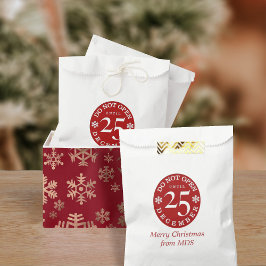 Sachets En Papier Joyeux Noël Funny Ne Pas Ouvrir Sac de Faveurs